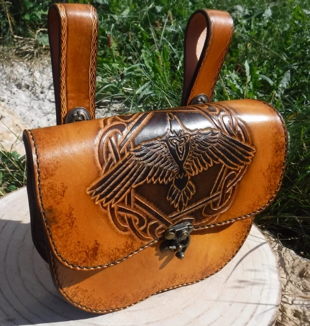 Escarcelle aigle celtique